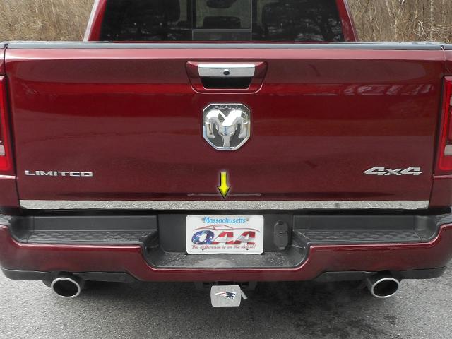 2019-up Ram Truck Polished Stainless Tailgate Accent Trim 1.5" - Click Image to Close